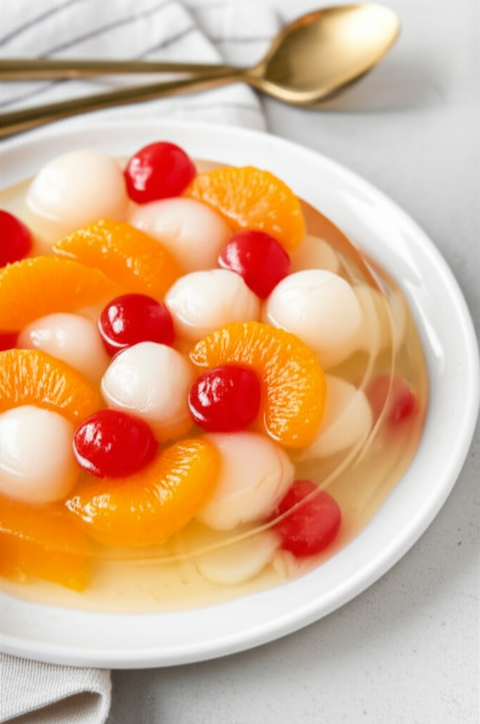 Almond Float Asian Dessert image