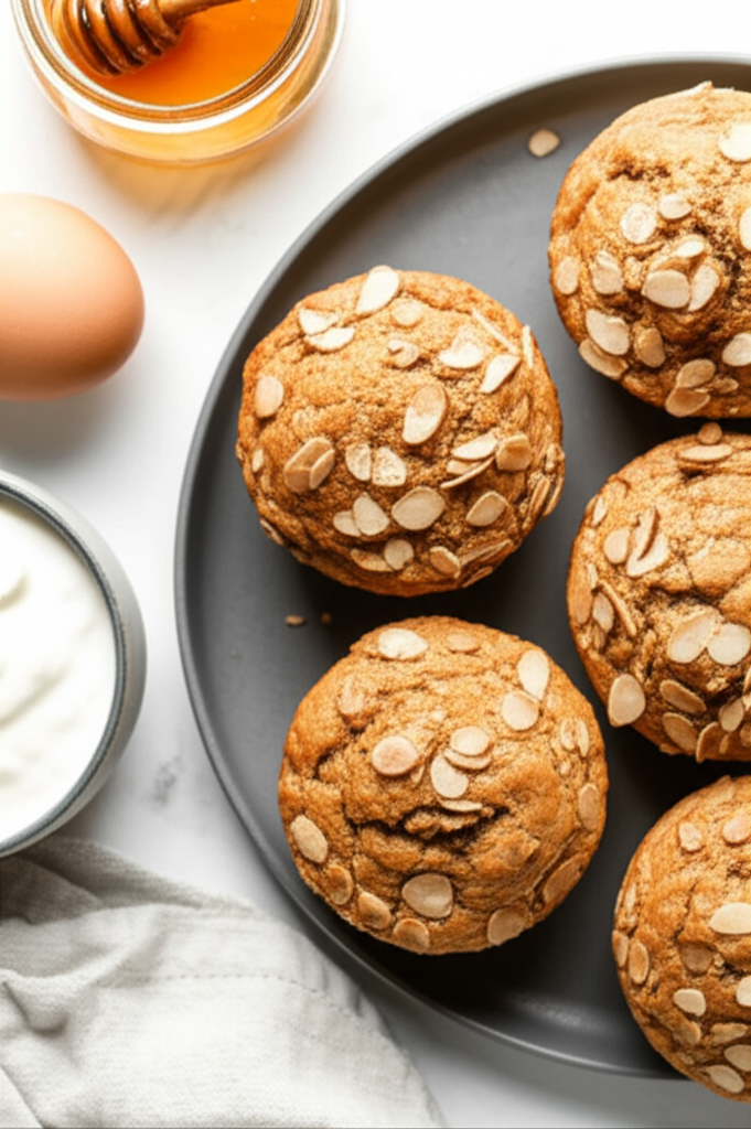 Almond Flour Applesauce Muffins image