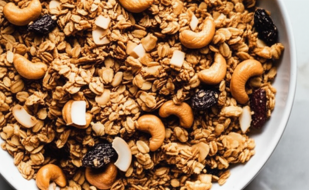 Cashew Almond Coconut Granola image