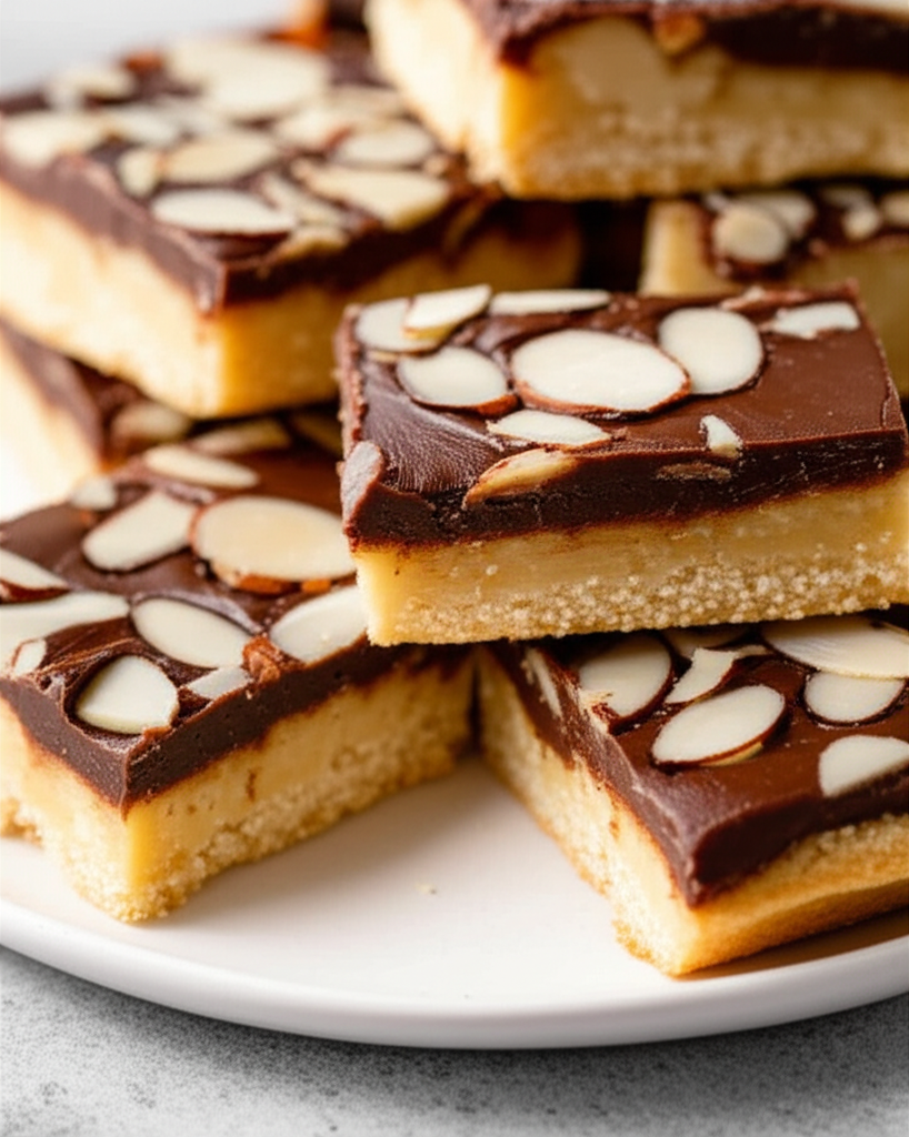 Almond Fudge Topped Shortbread image