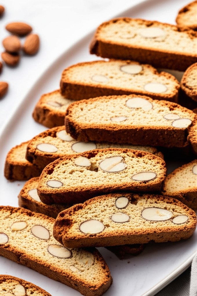 Almond Ginger Biscotti image