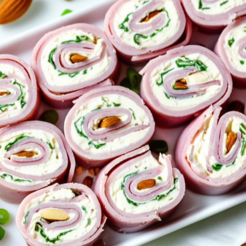 Almond Ham Roll Ups image
