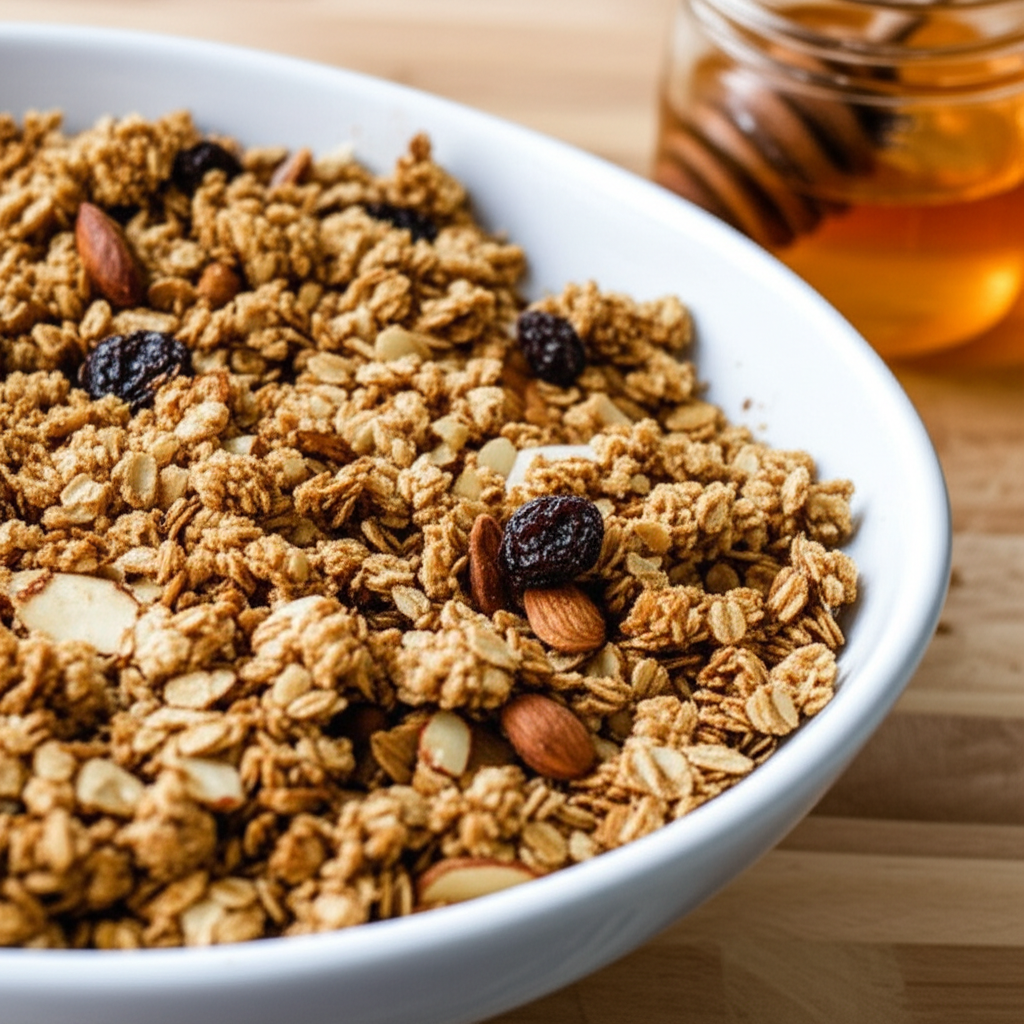 Almond Honey Granola image