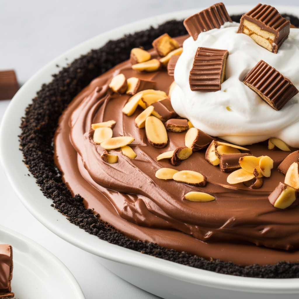 Almond Joy Chocolate Pie image