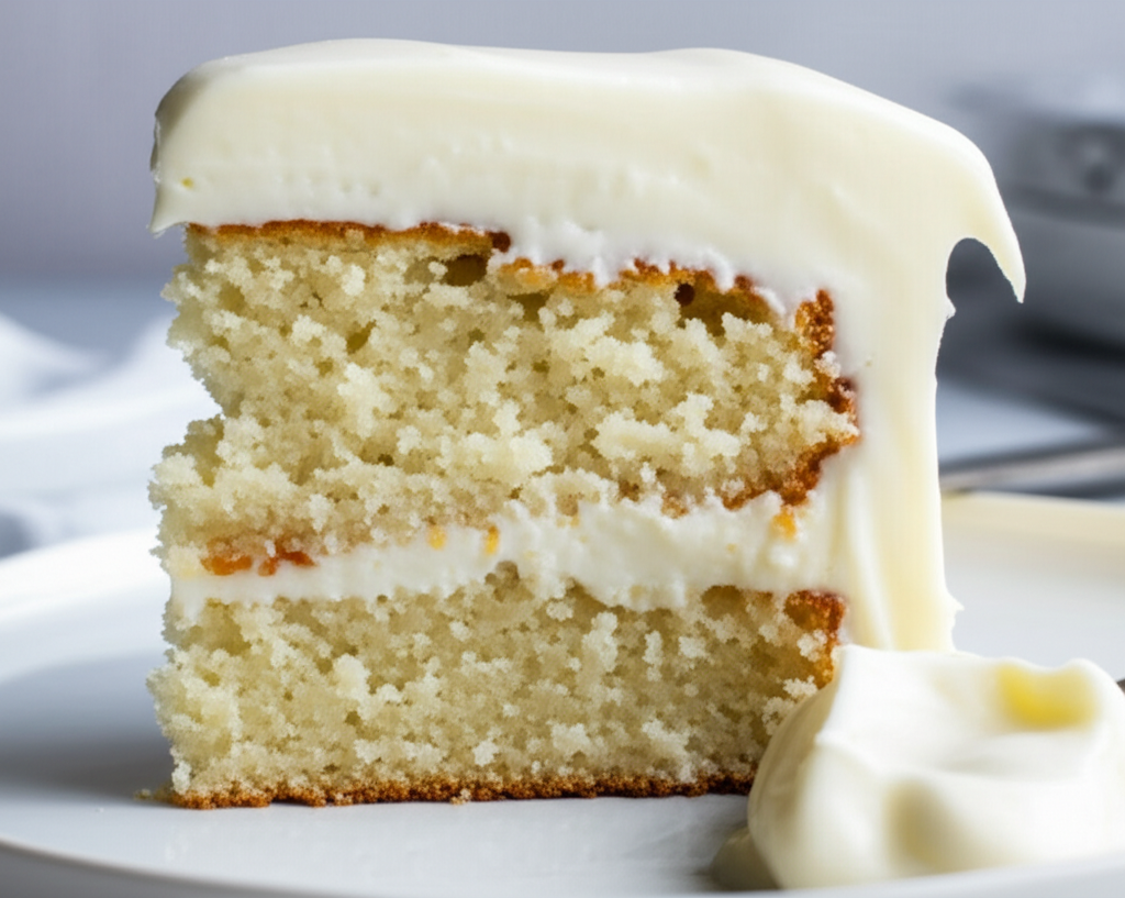 Almond Lemon Cake With Lemon Mascarpone Frosting image