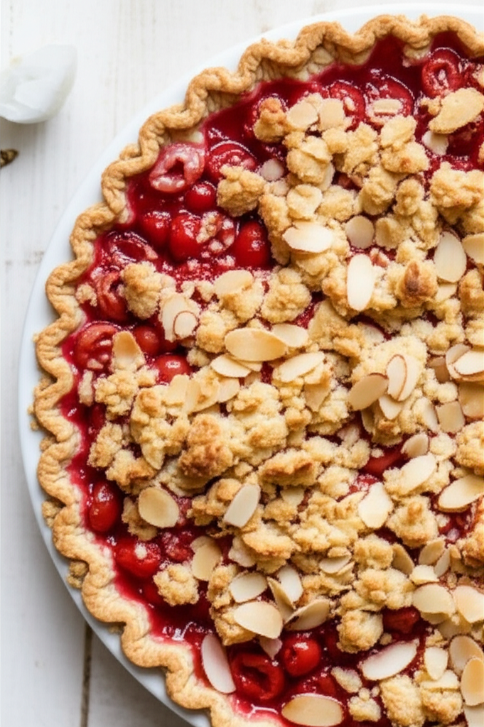 Almond Macaroon Cherry Pie image