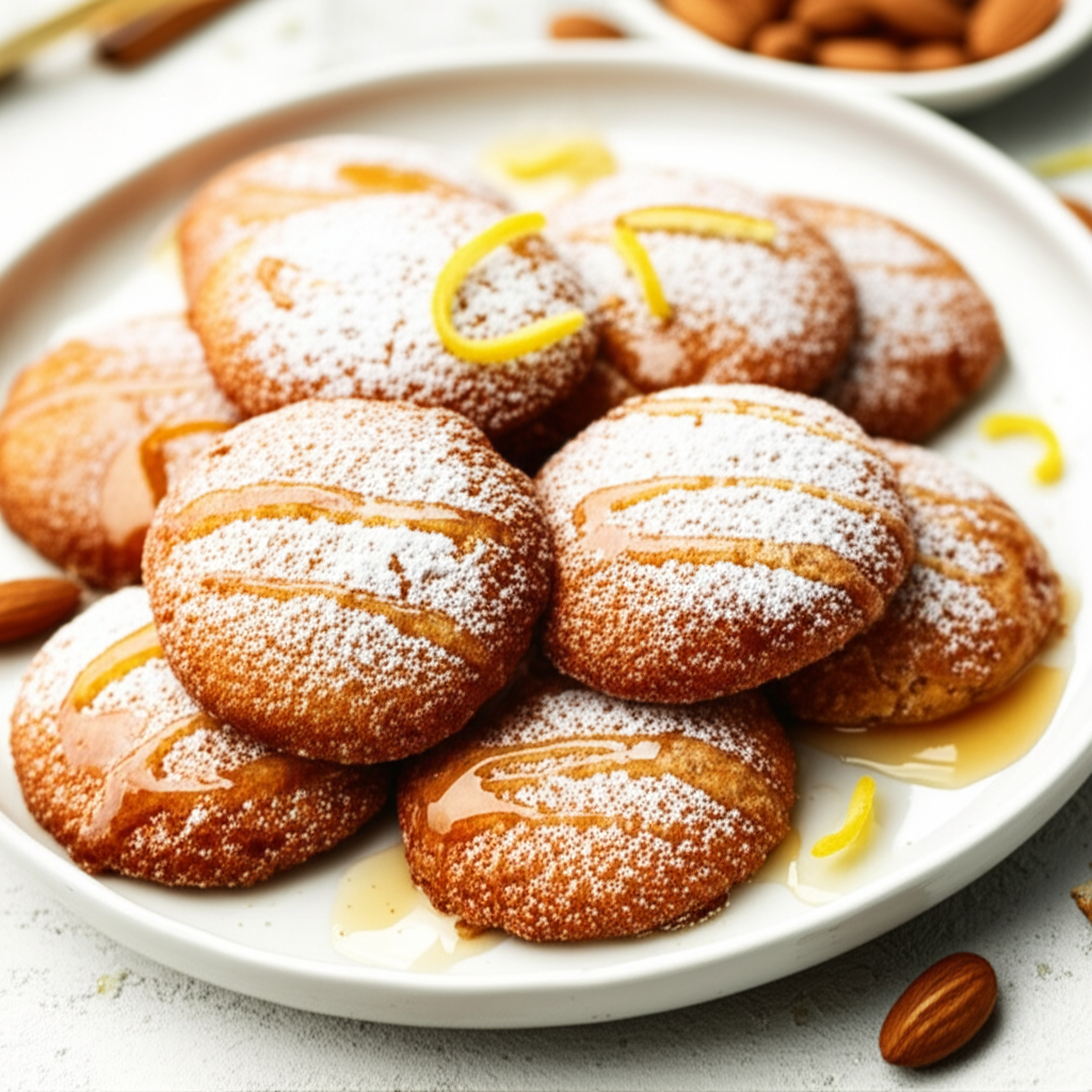 Almond Macaroons Makroul El Louse image