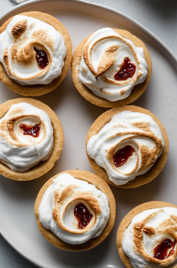 Almond Meringue Tartlets image