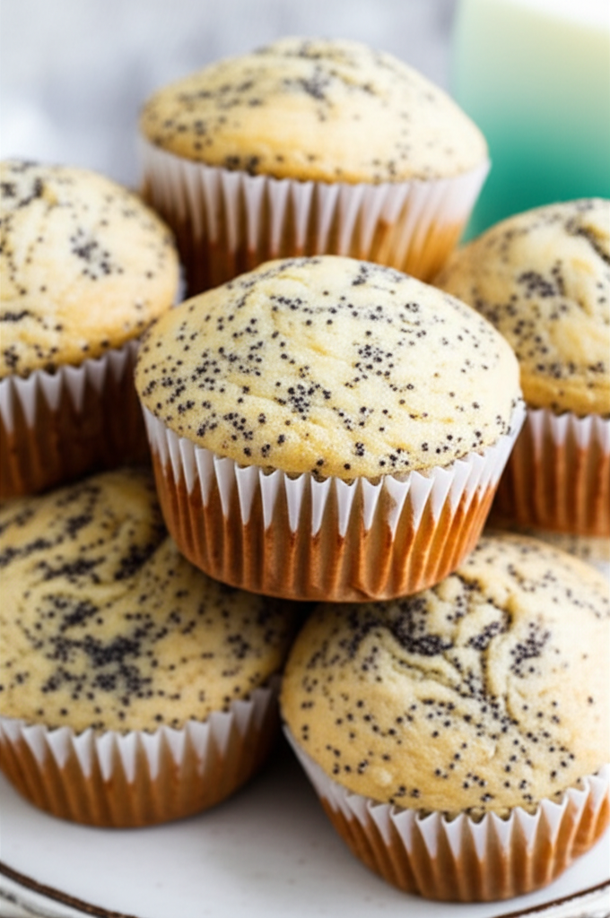 Almond Poppy Seed Muffins image