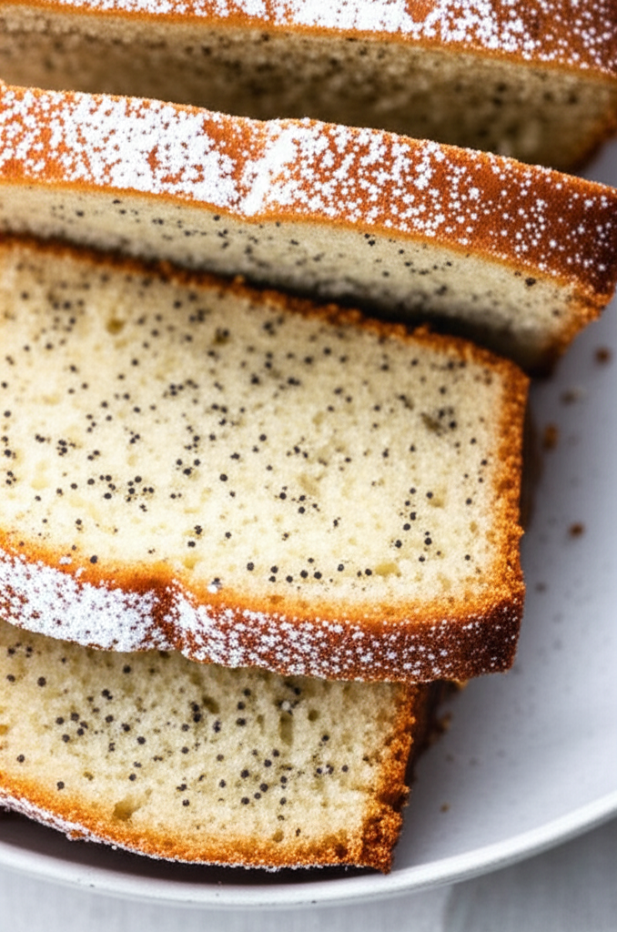 Almond Poppy Seed Pound Cake image