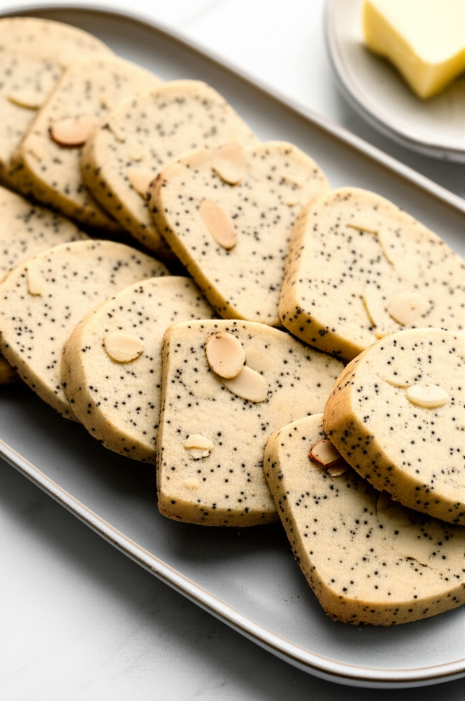 Almond Poppy Seed Shortbread image
