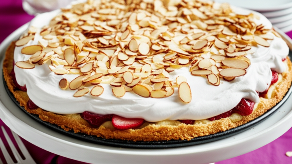 Almond Raspberry Torte image