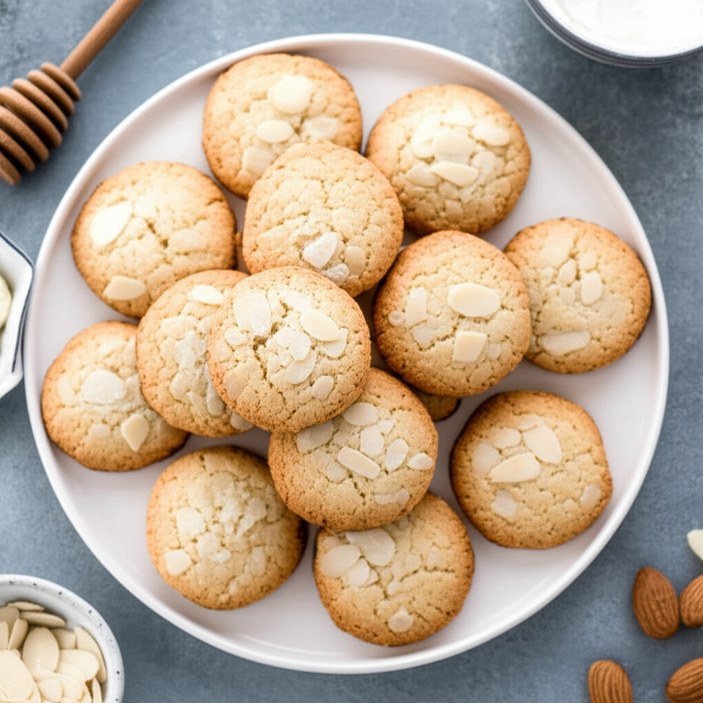Almond Rice Cookies image