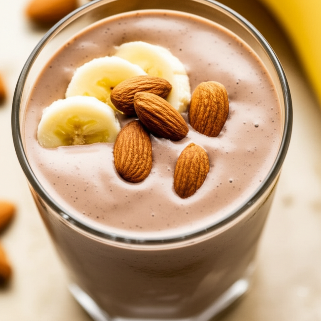 Almond Smoothie Steak Shake image