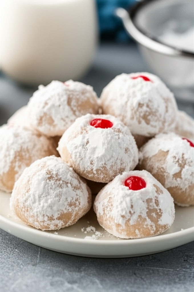 Almond Snowball Cookies image