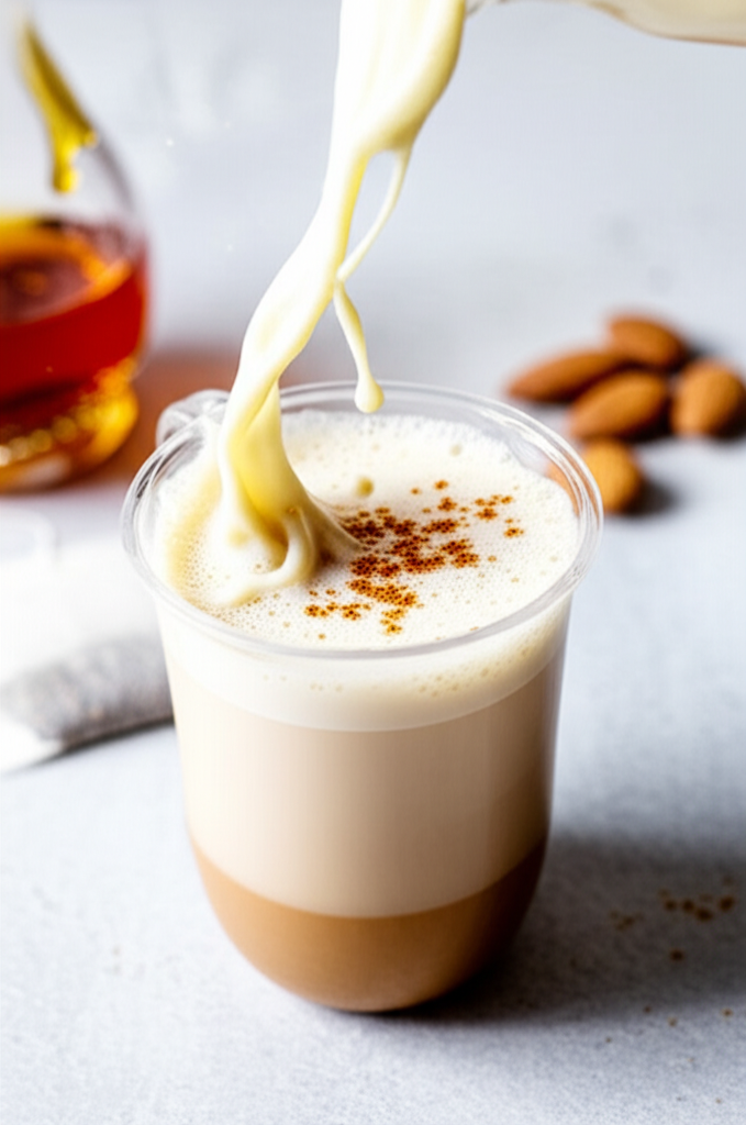 Almond Tea Latte image
