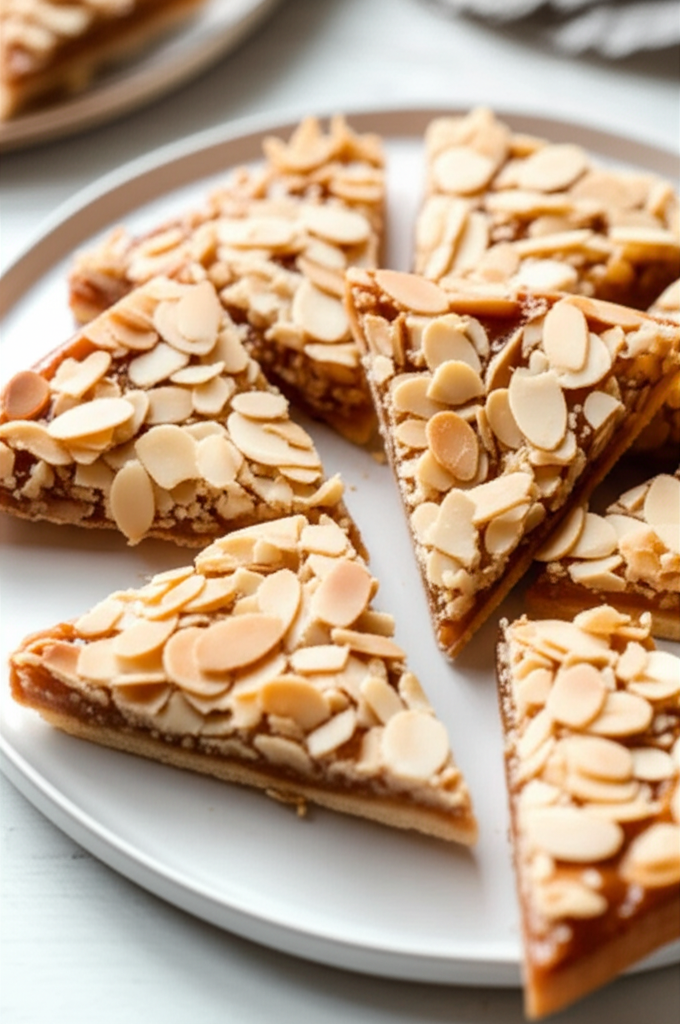 Almond Toffee Triangles image