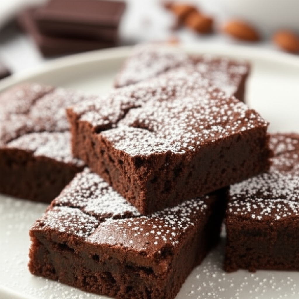 Almond Truffle Brownies image