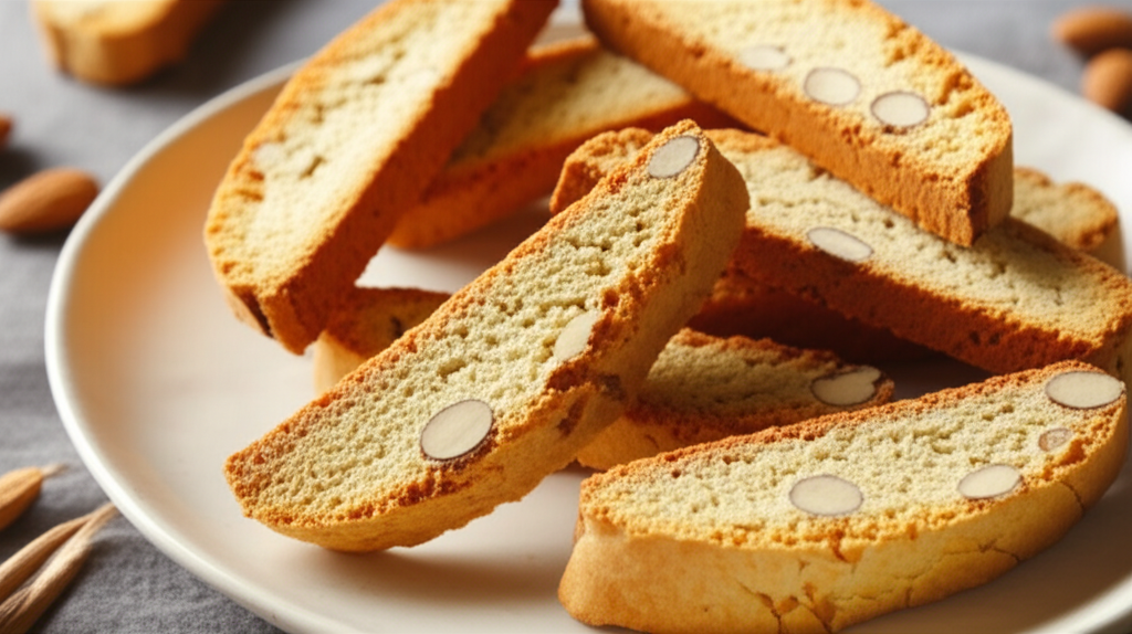Almond Vanilla Bean Biscotti image