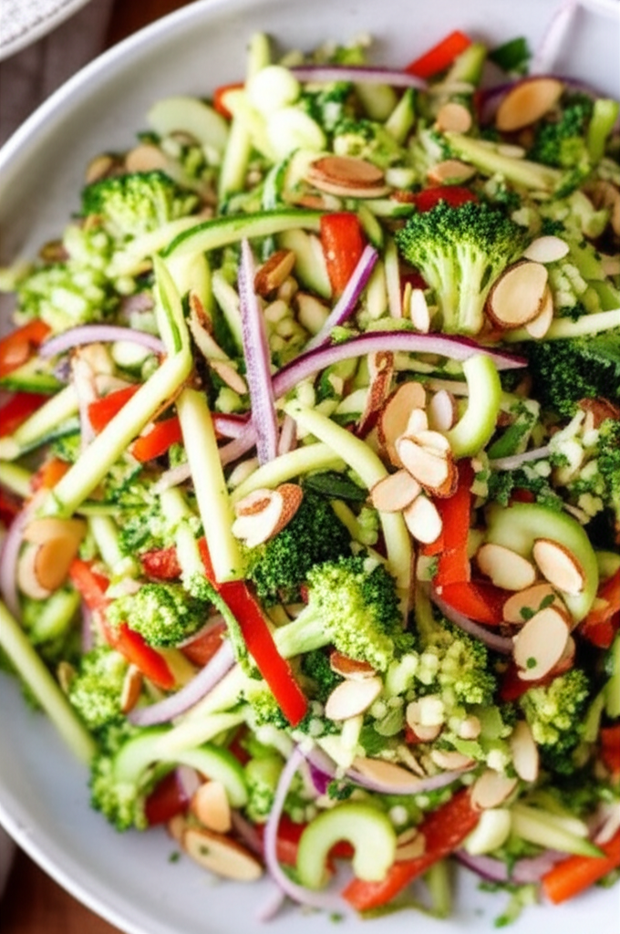 Almond Vegetable Slaw image