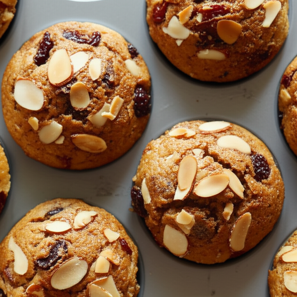 Almond Wheat Germ Muffins image