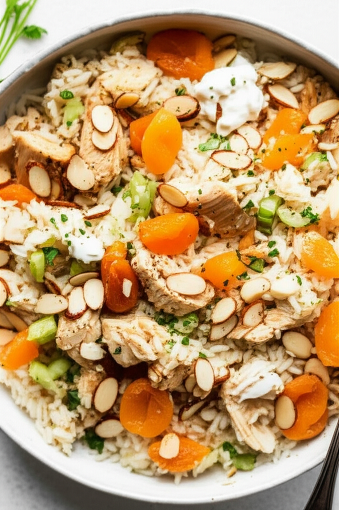 Almond Chicken Apricot Rice image
