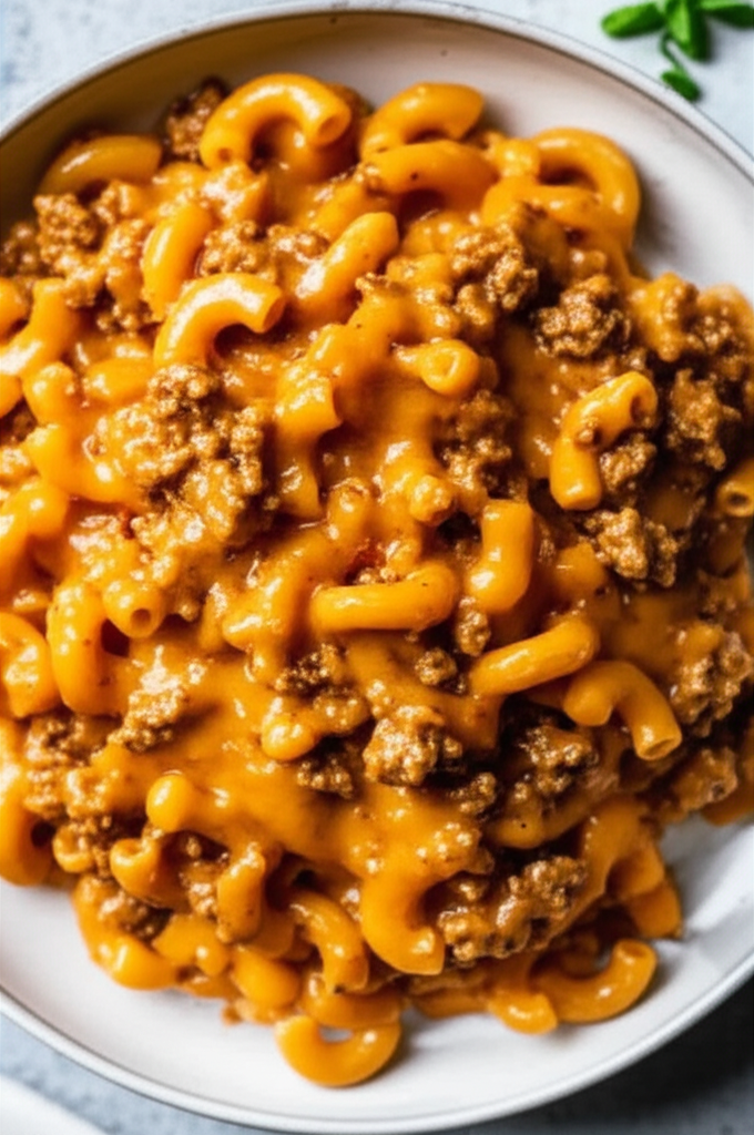 Cheeseburger Chili Mac And Cheese image