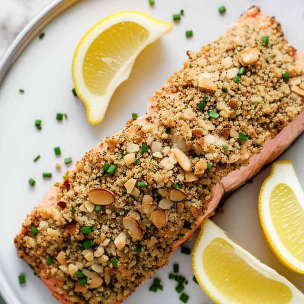 Almond Chive Salmon image