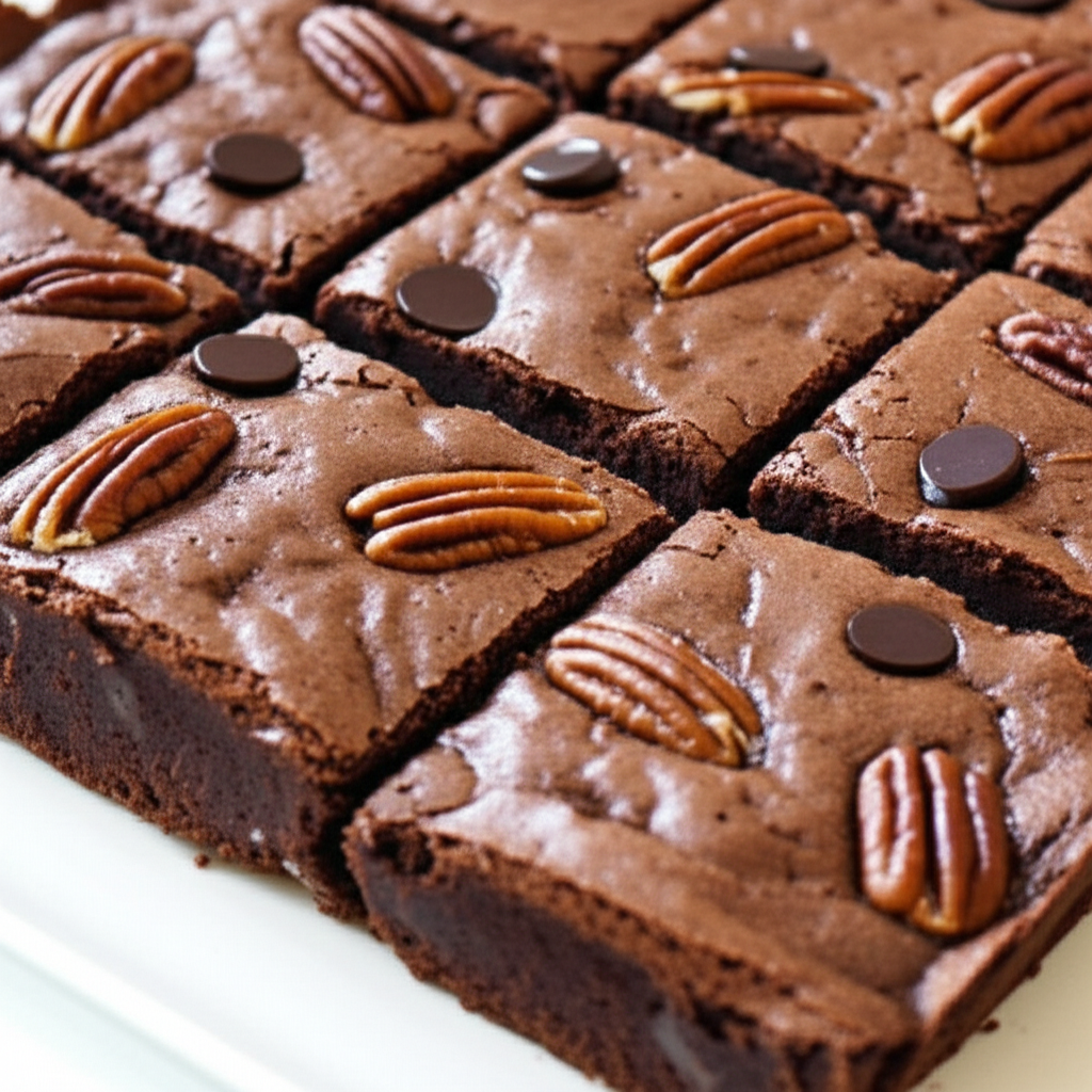 Almost Fat Free Fudge Brownies image