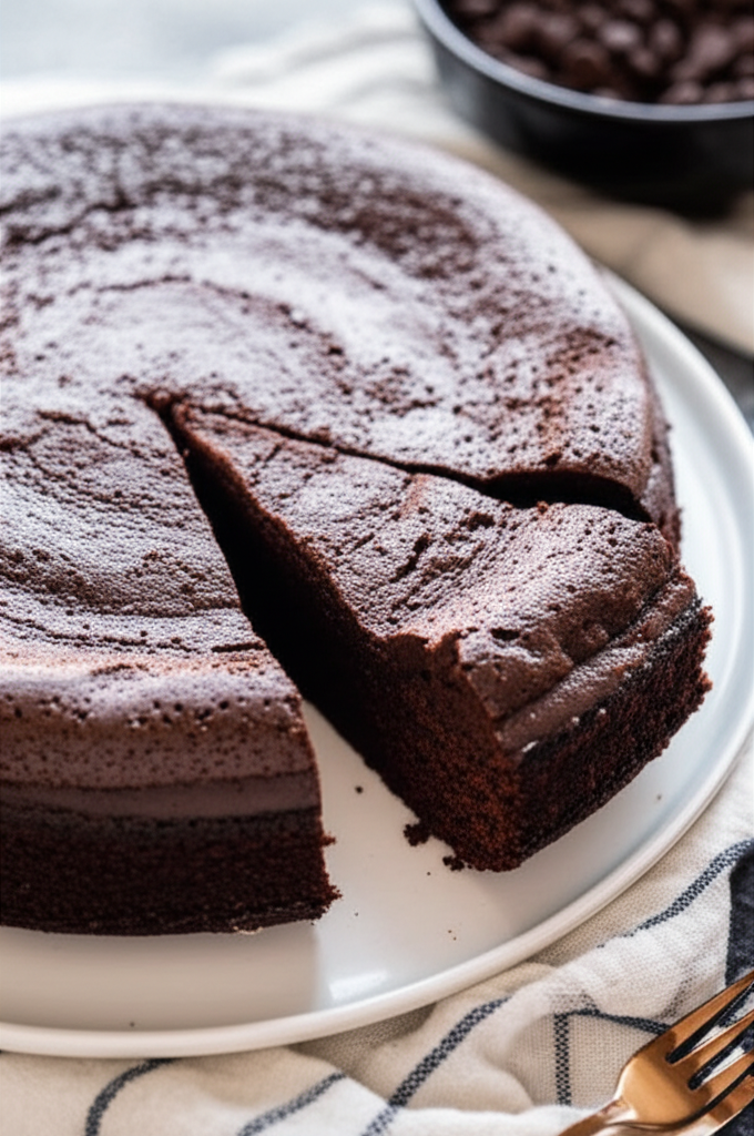 Almost Flourless Chocolate Cake image