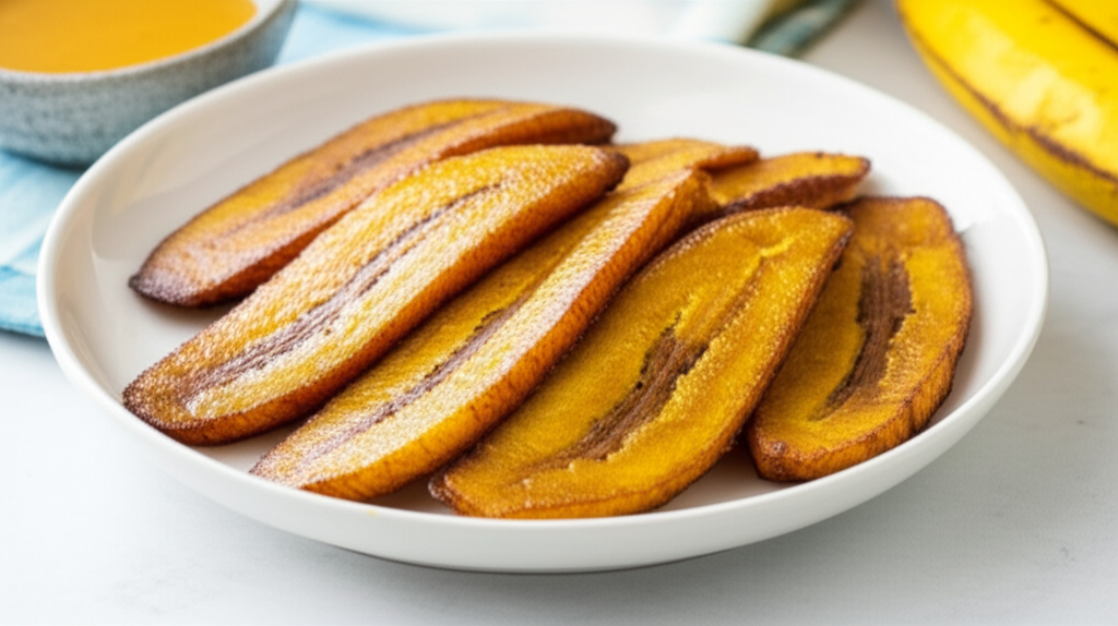 Almost Fried Plantains Virtually Fat Free image