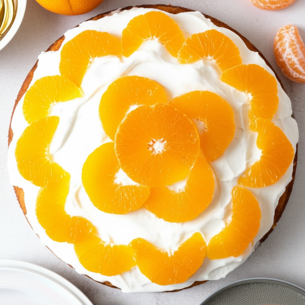 Almost Guilt Free Pineapple Orange Cake image