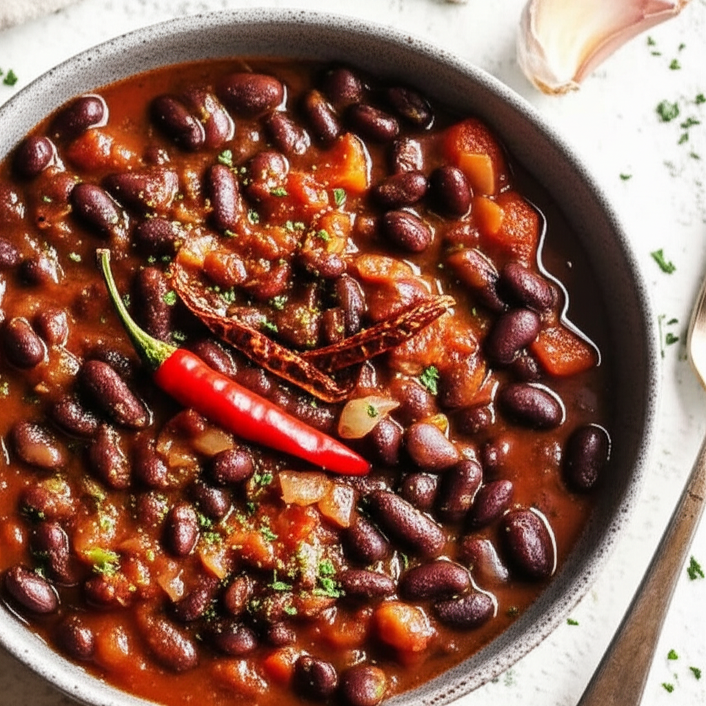 Almost Instant Black Bean Chili image
