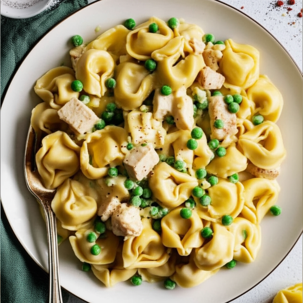 Almost Instant Tortellini And Cheese With Chicken Better Homes image