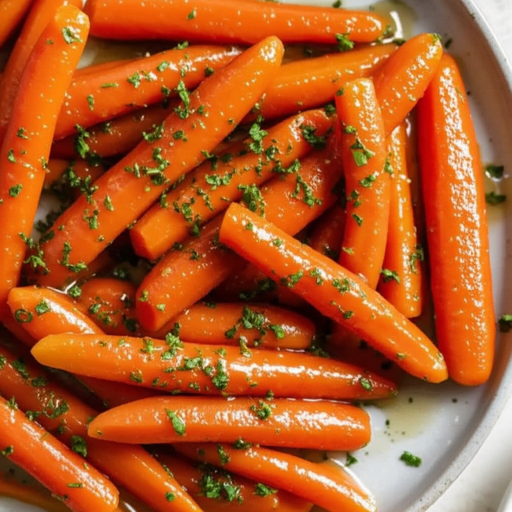 Almost Like Dessert Honey And Brown Sugar Glazed Carrot Pennies image