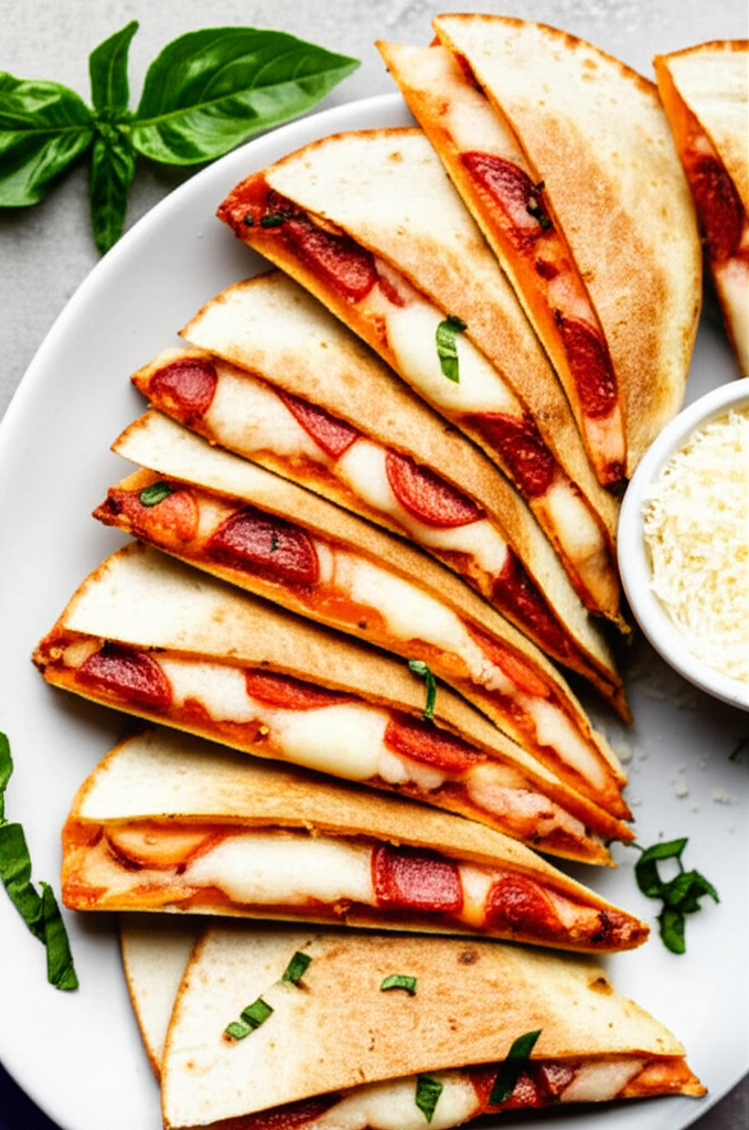 Almost Like You Re In Heaven It So Good Pizza Quesadillas image