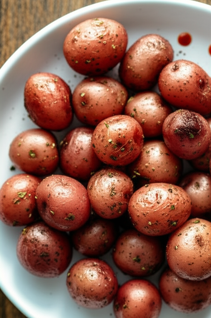 Almost No Fat Roasted Tiny Red Potatoes image