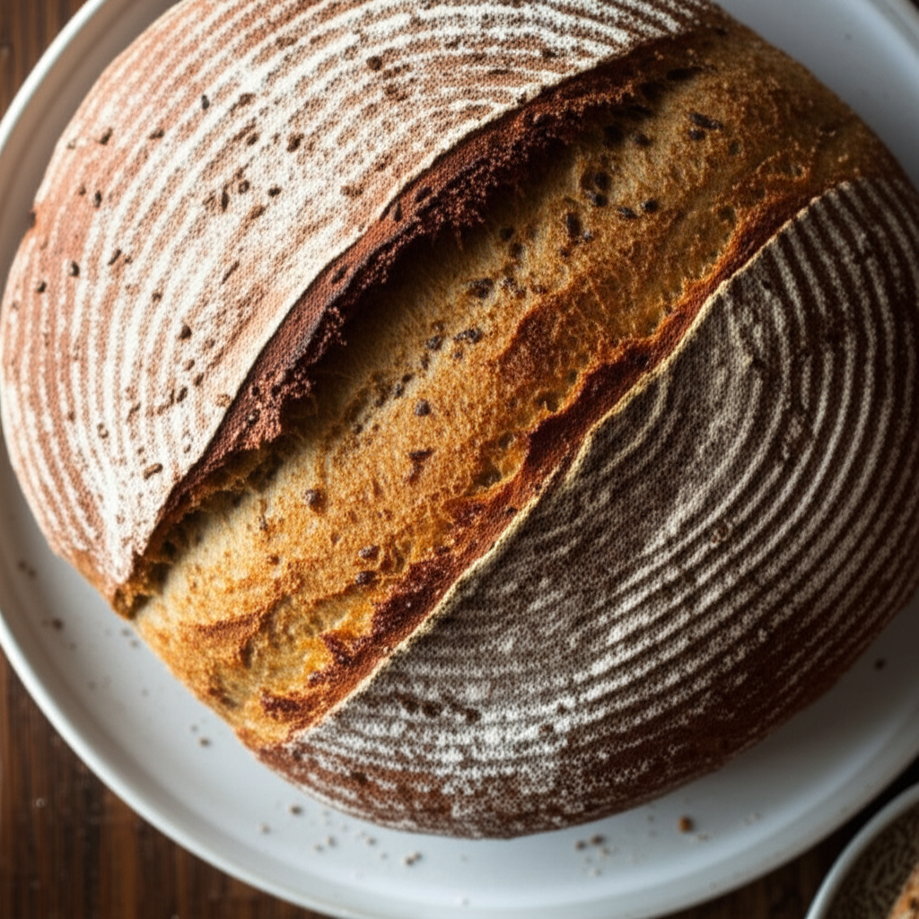 Almost No Knead Rye Bread image