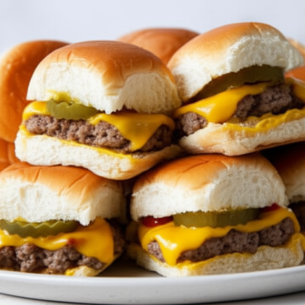 Almost White Castle Hamburgers image
