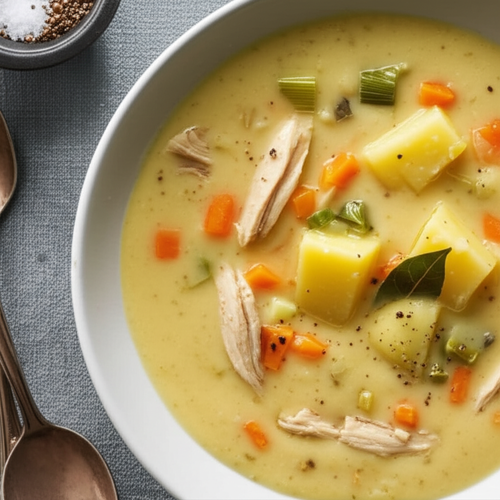 Hey Nic Add The Chicken Leek And Potato Soup image