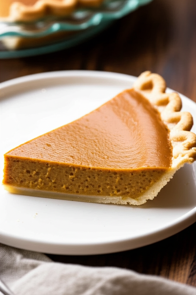Almost Vegan Pumpkin Pie image