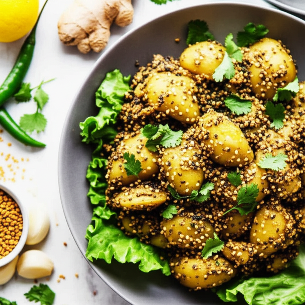 Aloo Achar Potato Salad image