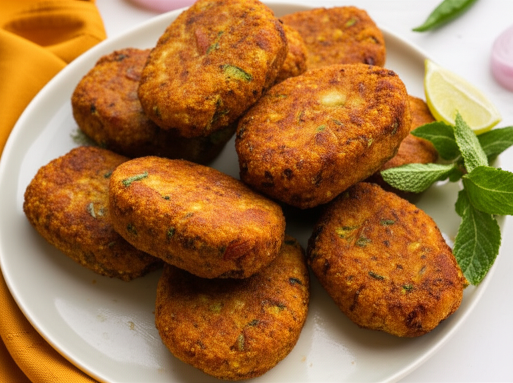 Aloo Kay Kabab Potato Kebabs image