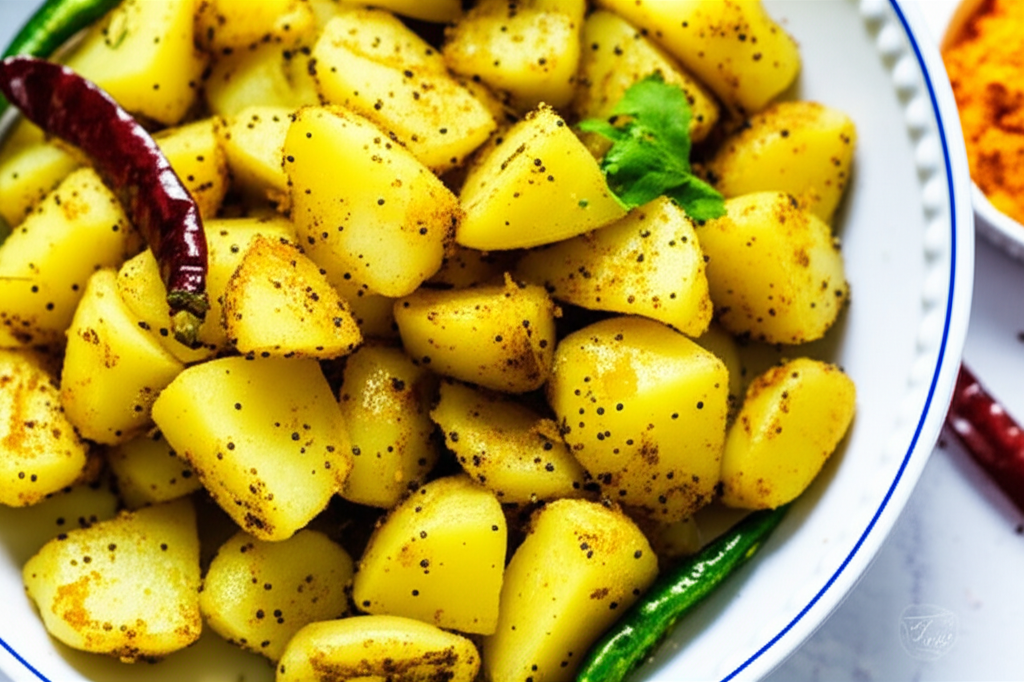 Aloo Poshto Potatoes Recipe image