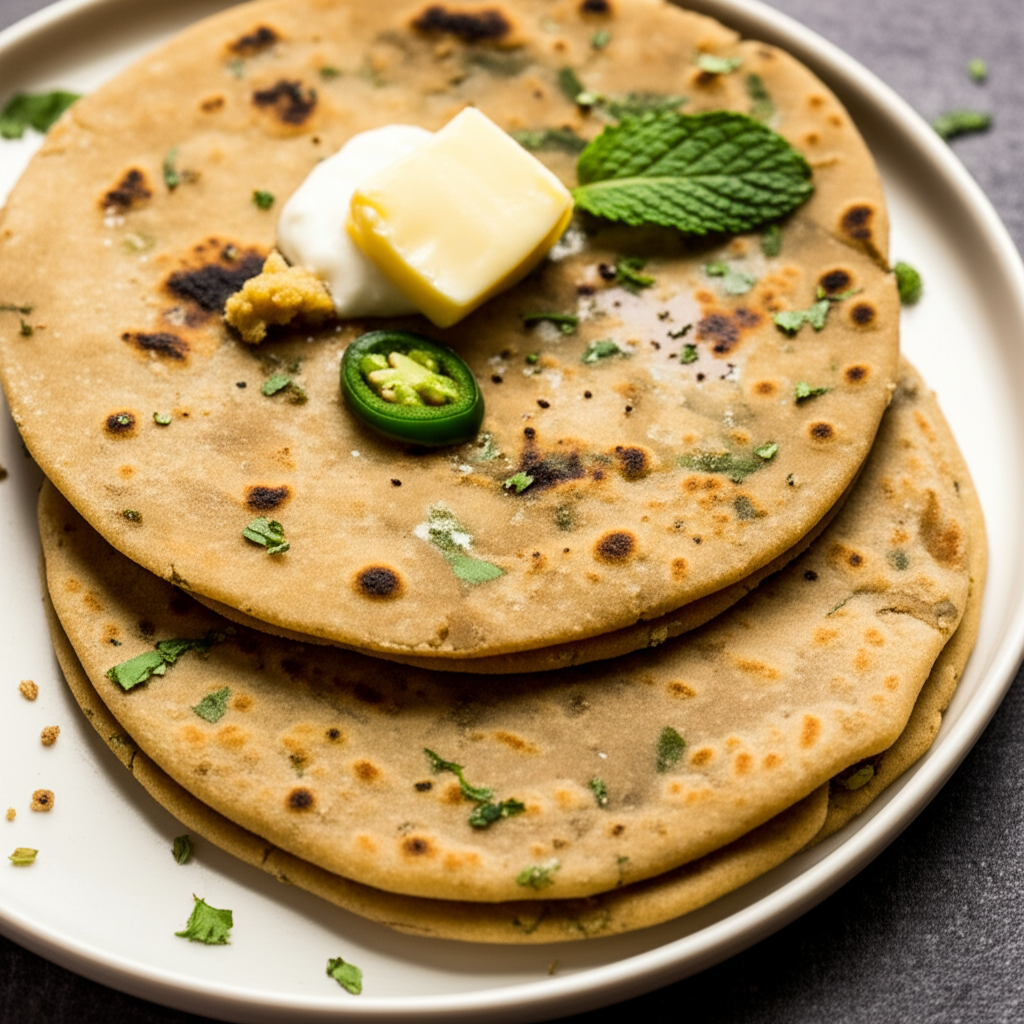 Aloo Roti Potato Rotis image