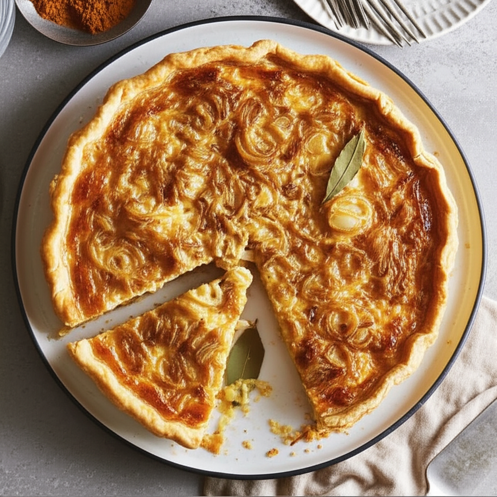 Alsace Onion Flan image