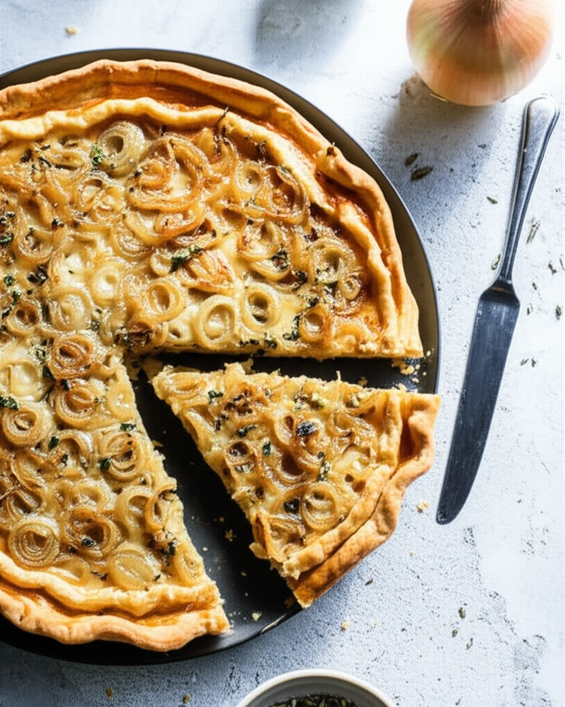 Alsatian Onion Tart image