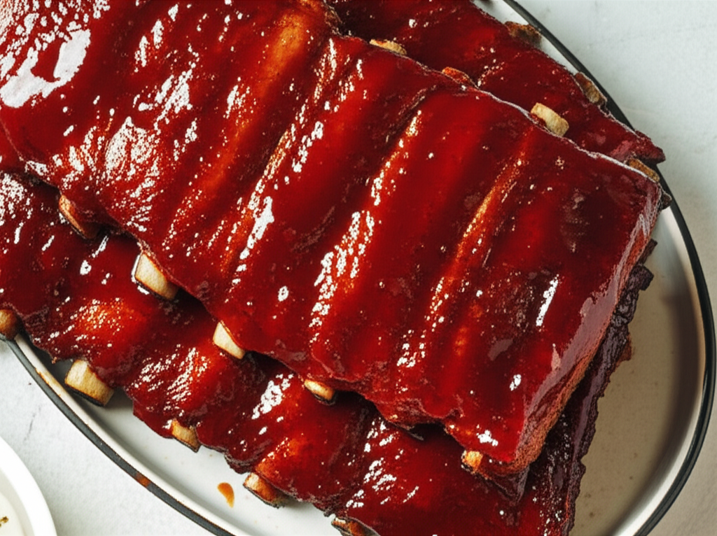 Alternate Honey Barbecue Sauce With Riblets Applebee's Copycat image
