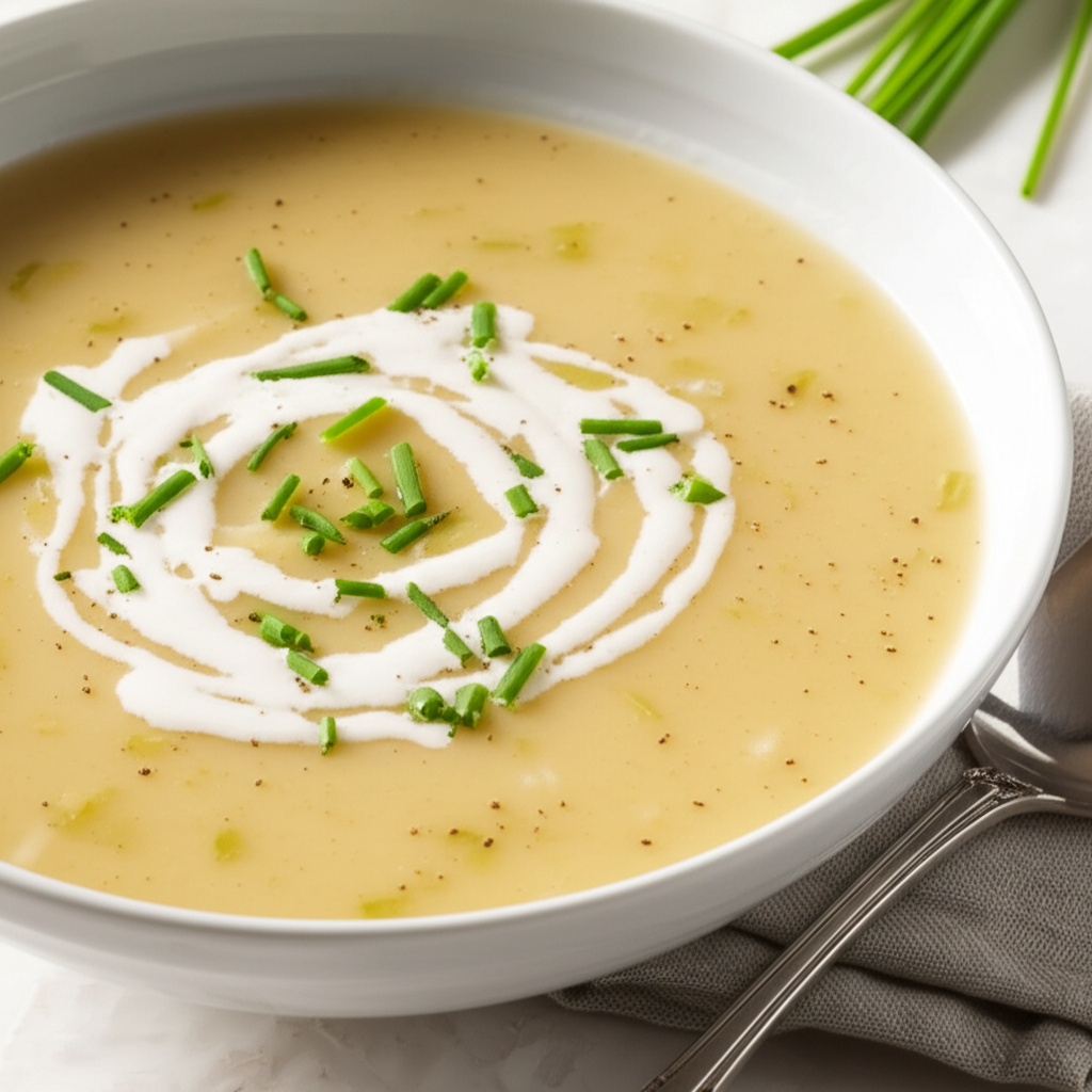 Alton Brown Potato Leek Soup image