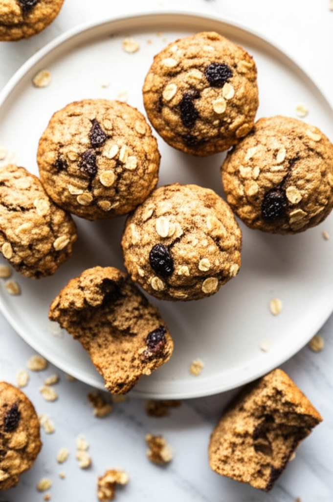 It Still Feels Like Winter Vegan Oatmeal Muffins image